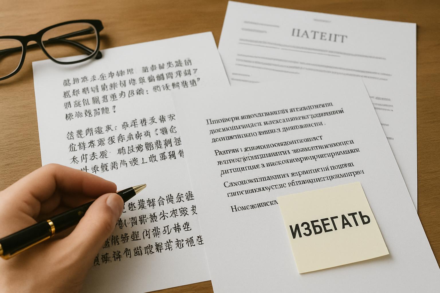 Письменный перевод с китайского на русский патентов, лицензий и документов по интеллектуальной собственности. Мой опыт: типичные ошибки заказчиков и как их избежать