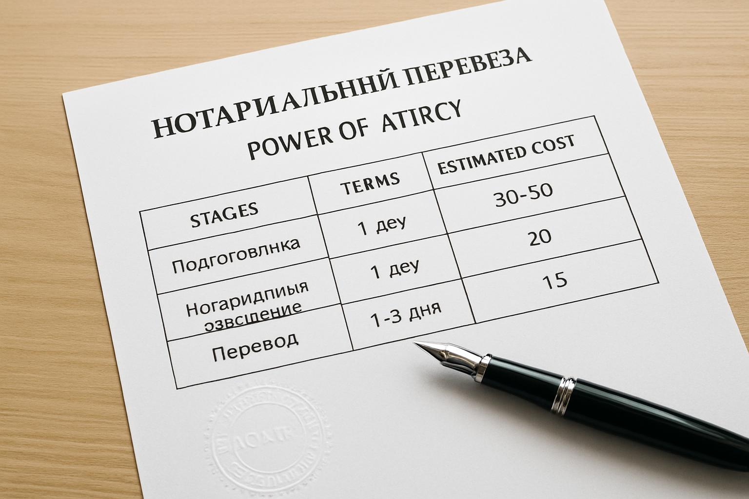 Нотариальный перевод доверенности для Китая. Таблица: этапы оформления, сроки и ориентировочная стоимость Нотариальный перевод доверенности для Китая. Таблица: этапы оформления, сроки и ориентировочная стоимость